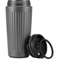 Tavlu 18 oz Ribbed Stainless Steel Vacuum Tumbler with Twist-Lock Lid Graphite - Product view